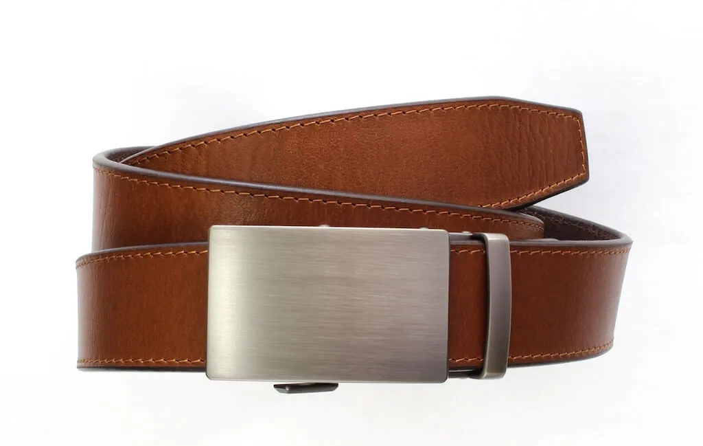 - FLASH SALE- 1.5" Tan Buffalo 🦬 Veg Tanned Leather w/ Gunmetal Buckle (TXT Club)