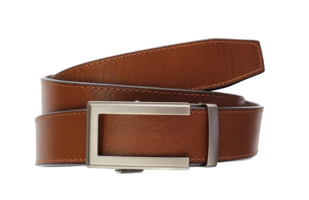 - FLASH SALE- 1.5" Tan Buffalo 🦬 Veg Tanned Leather w/ Gunmetal Buckle (TXT Club)