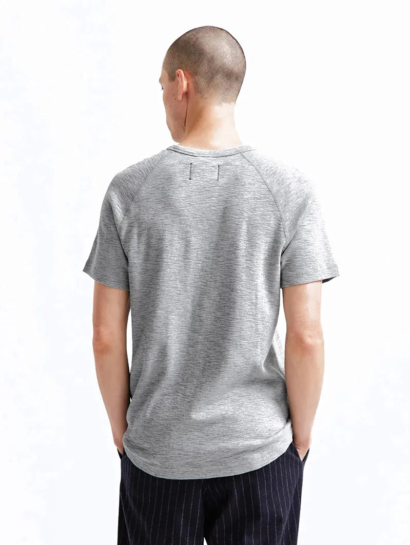 1X1 Slub T-Shirt Heather Grey