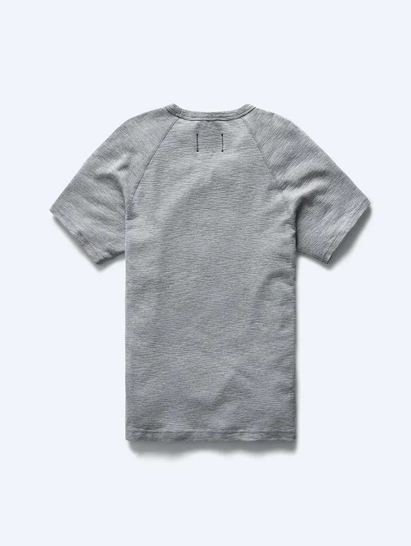 1X1 Slub T-Shirt Heather Grey