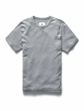 1X1 Slub T-Shirt Heather Grey