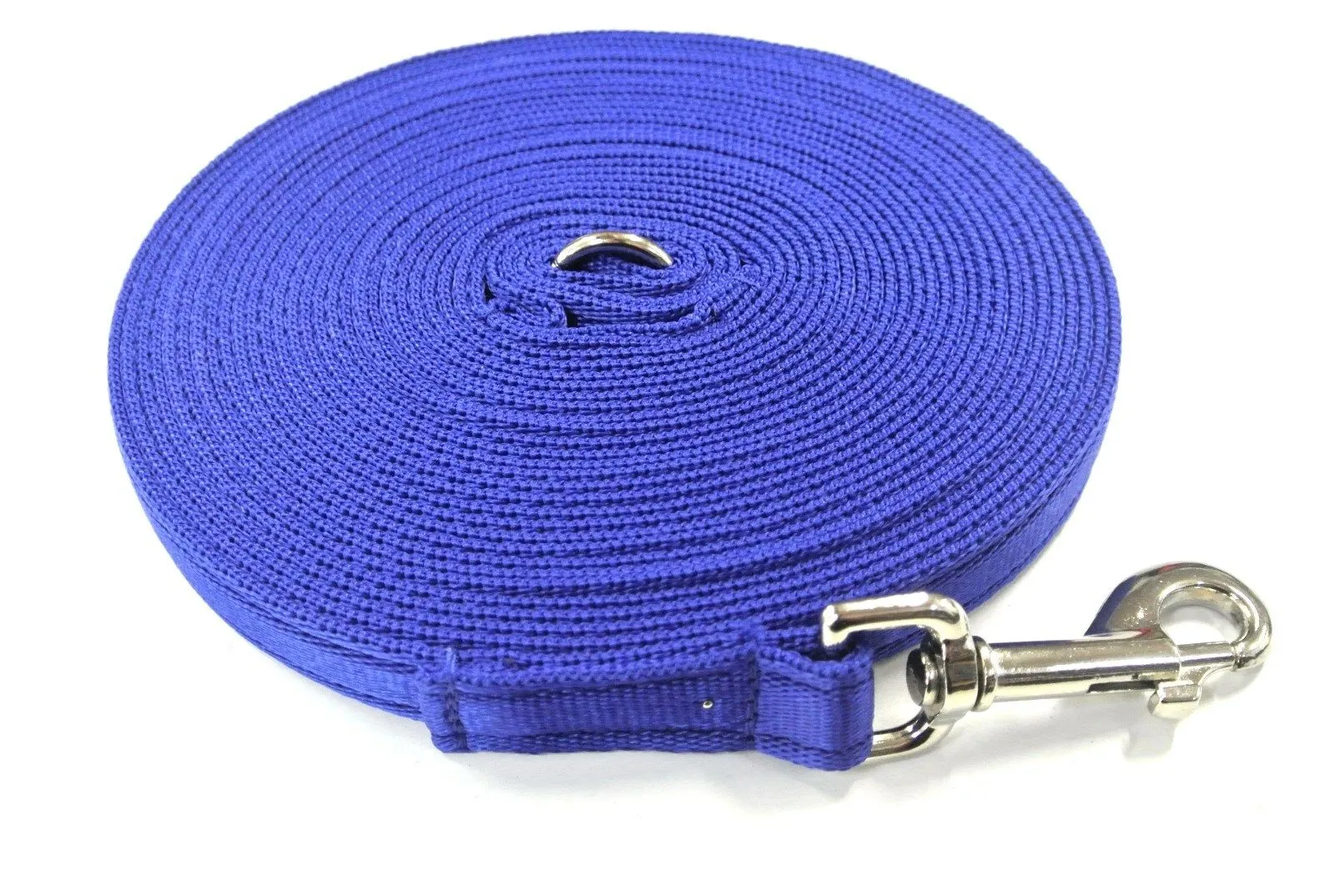 65ft - 100ft Dog Training Lead Obedience Recall Leash Long Dog Lead 25mm Cushion Webbing