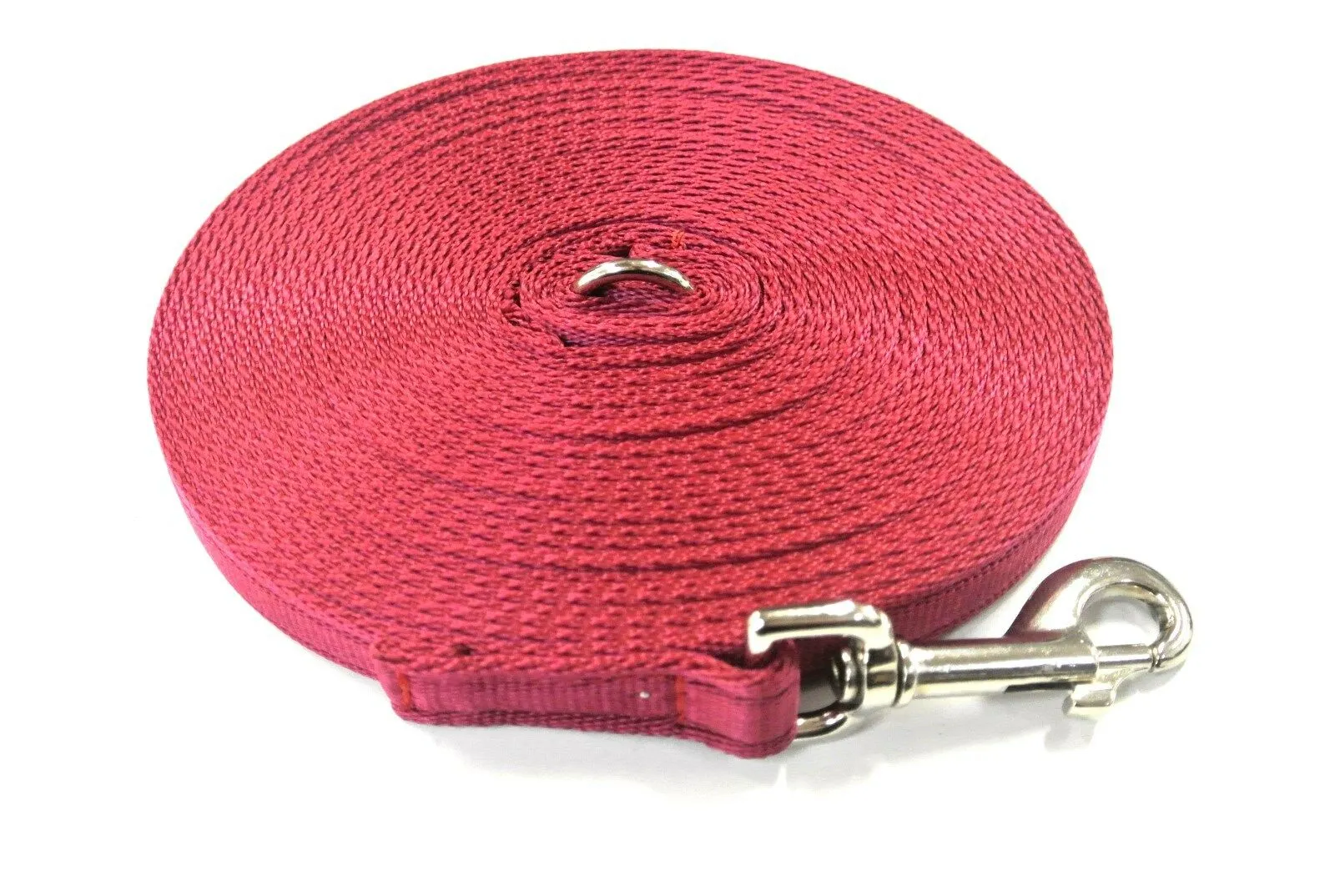 65ft - 100ft Dog Training Lead Obedience Recall Leash Long Dog Lead 25mm Cushion Webbing