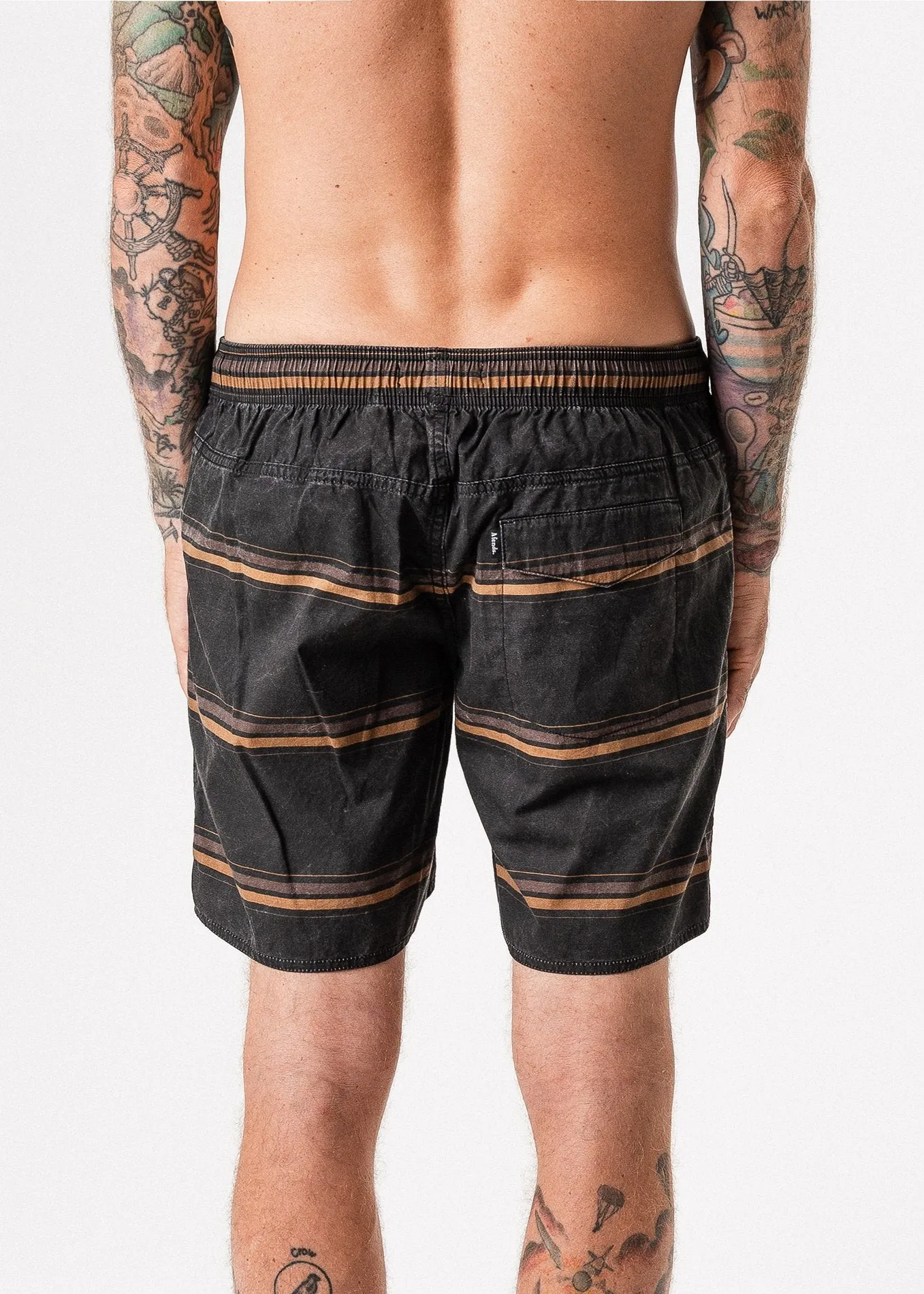 Afends Mens Baywatch Valley - Elastic Waist Boardshort