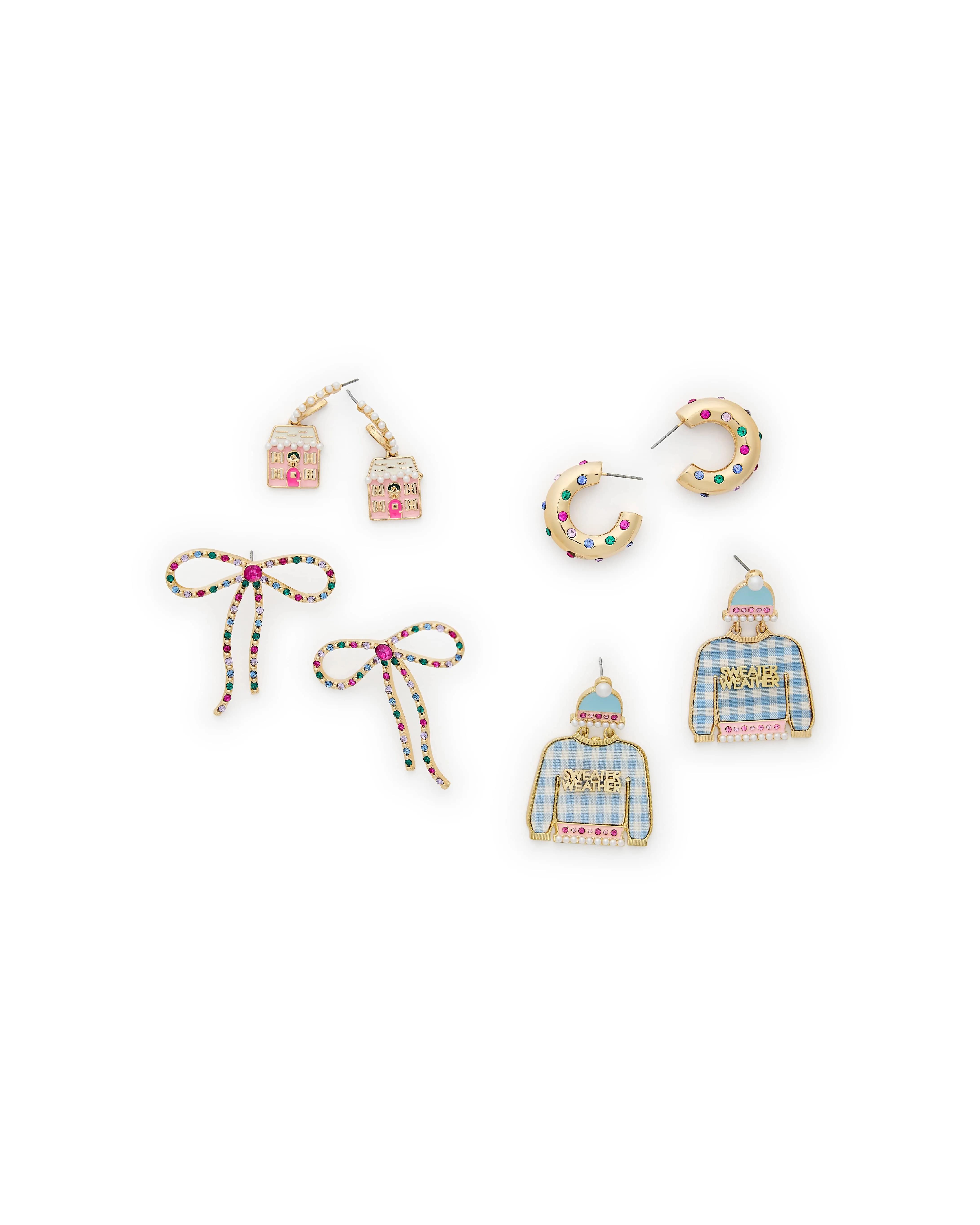 All Decked Out Holiday Earrings Bundle