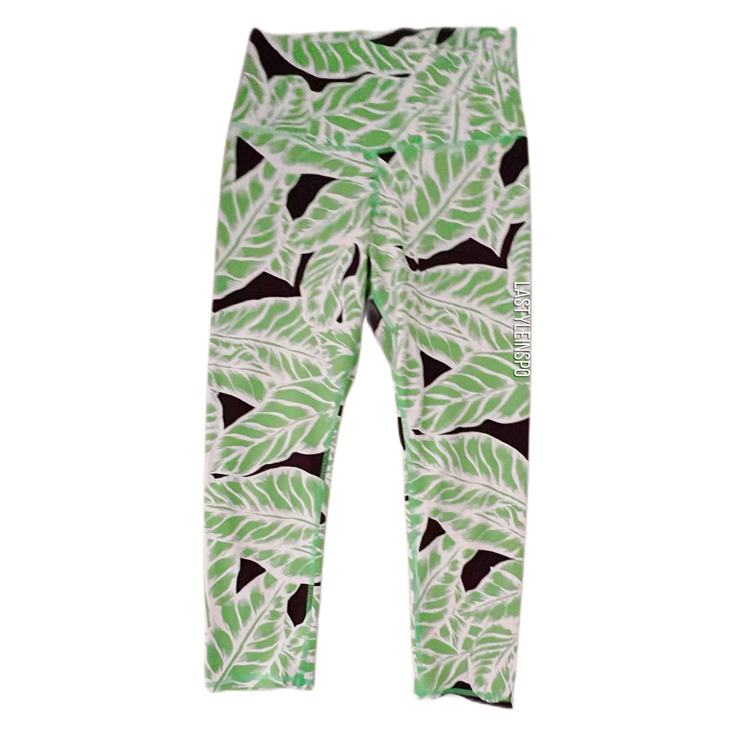 Alo Yoga Crop Pant Leggings Green Size S/M