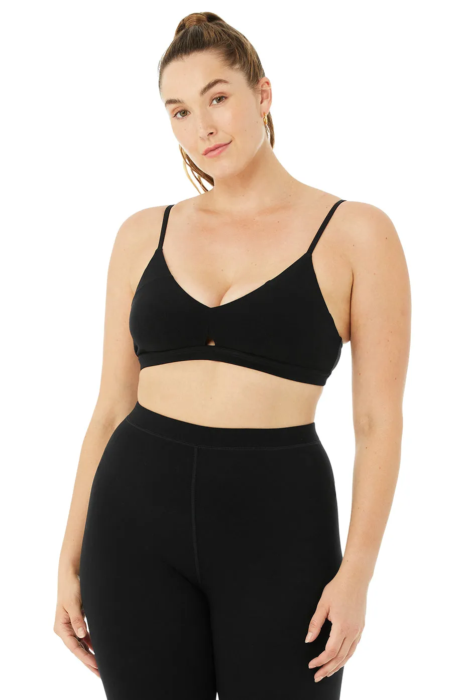 Alosoft Lounge Bra - Black