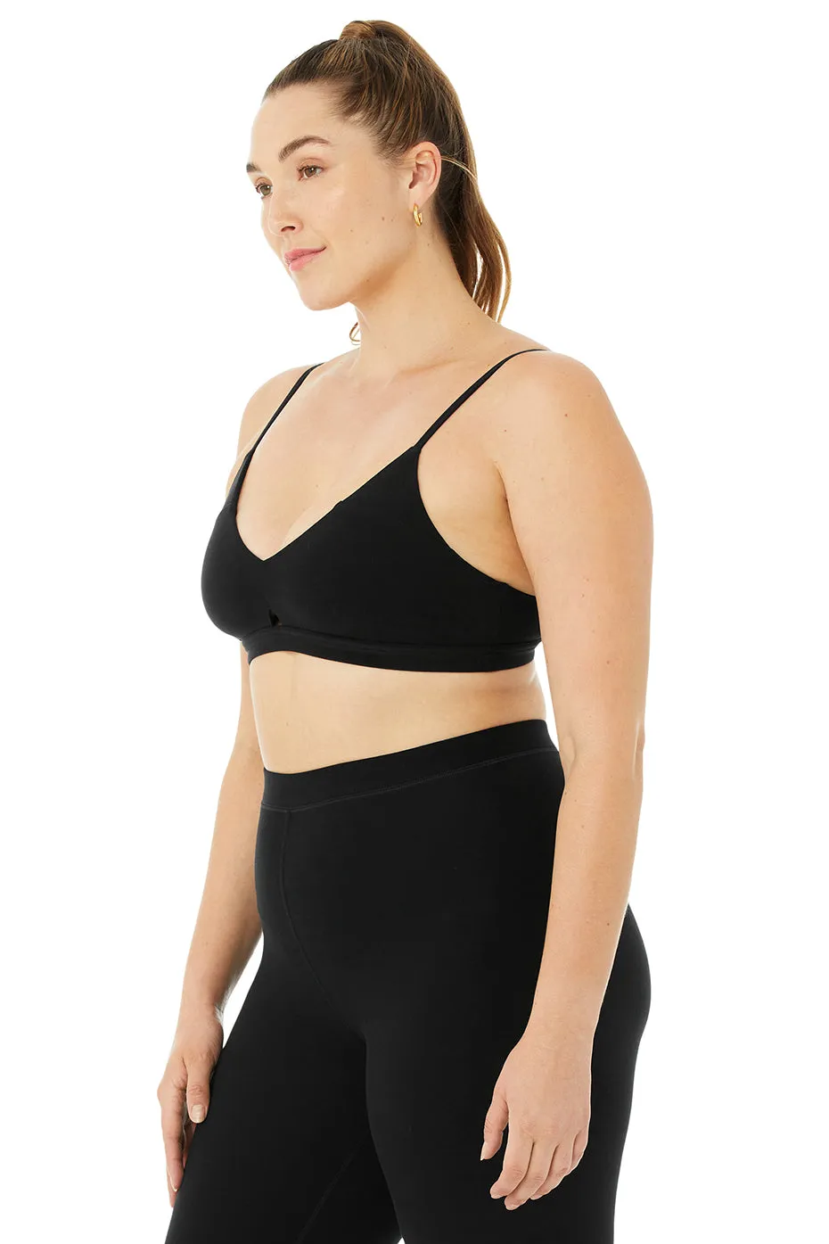 Alosoft Lounge Bra - Black