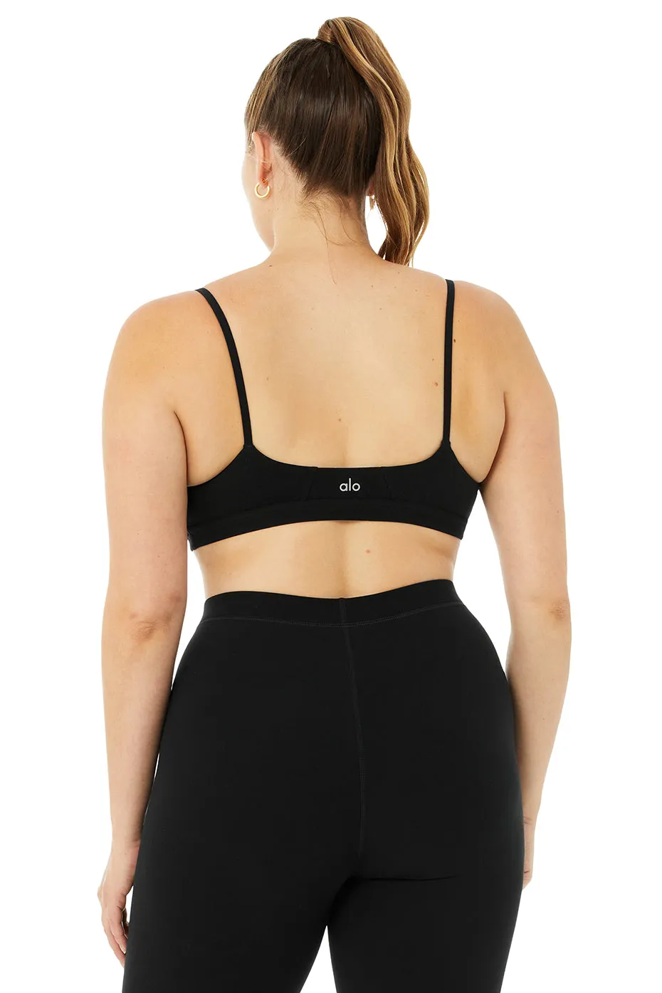 Alosoft Lounge Bra - Black