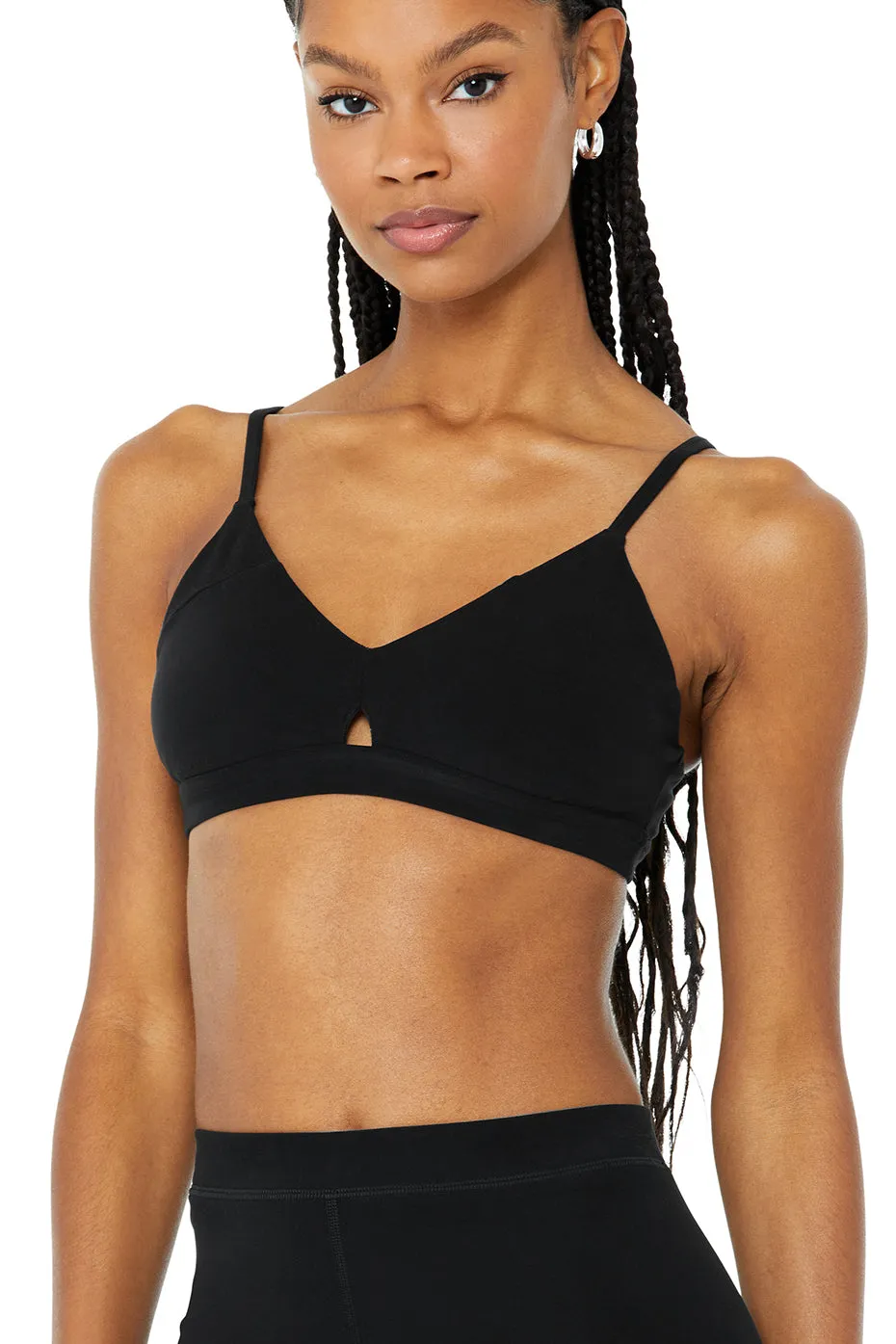 Alosoft Lounge Bra - Black