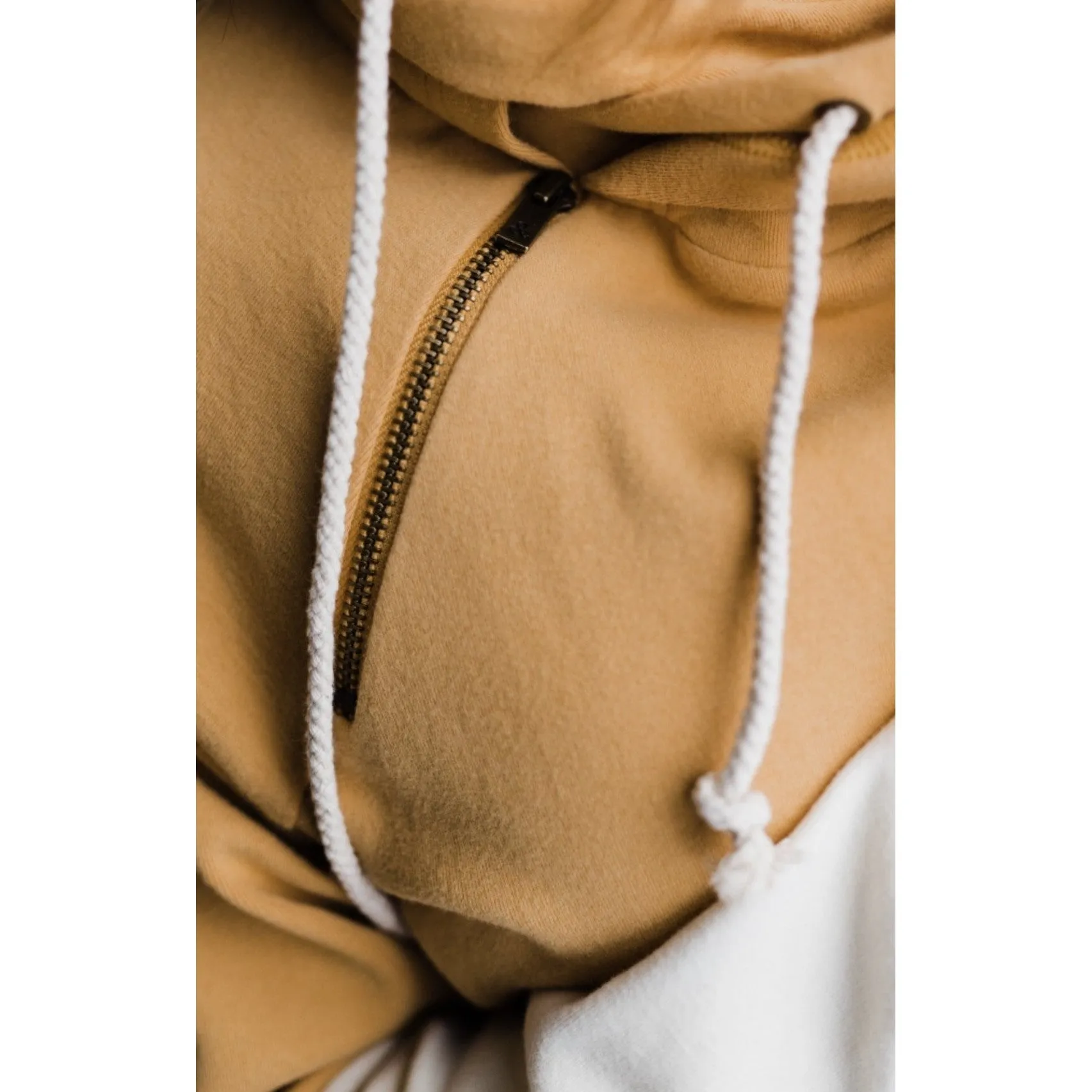 Ampersand Ave Double Hood Sweatshirt - Dip Dye Mustard