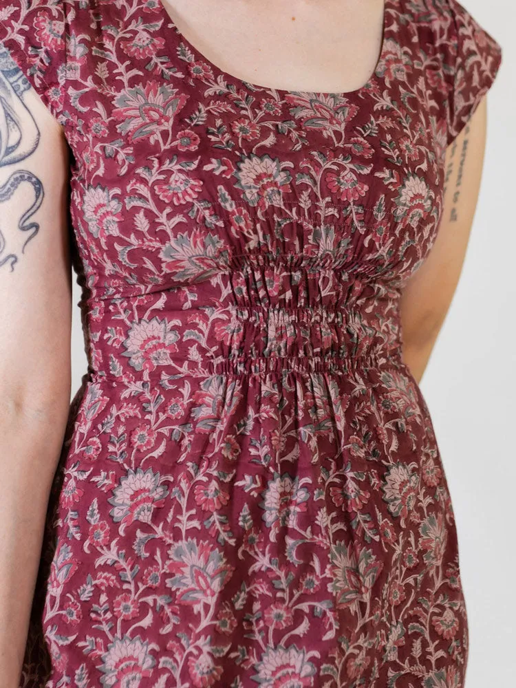 Artsy Traveler Dress - Magenta Vine