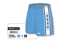 Athletic Knit Custom Sublimated Basketball Short Design 1117