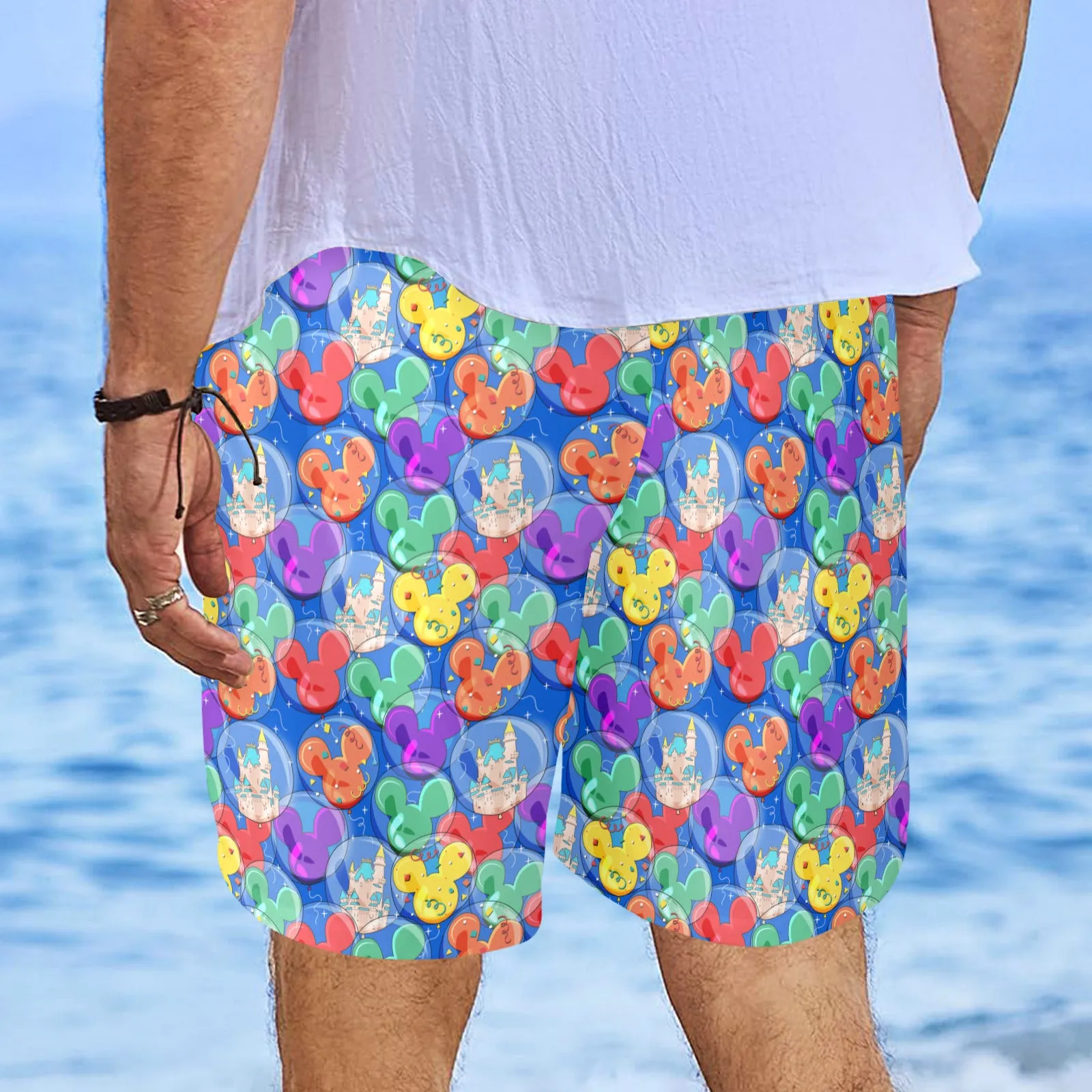 Balloon Collector Men's Swim Trunks Swimsuit