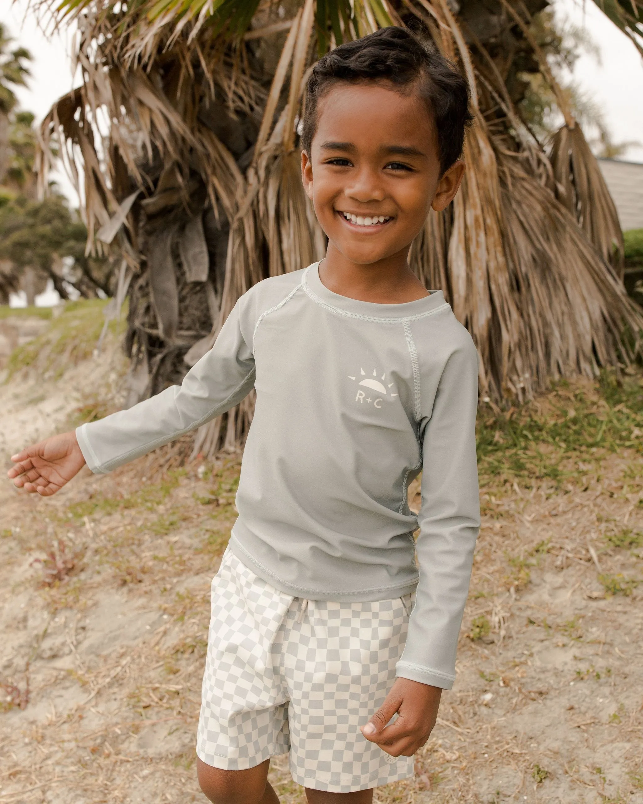 Boardshort | Seafoam Check