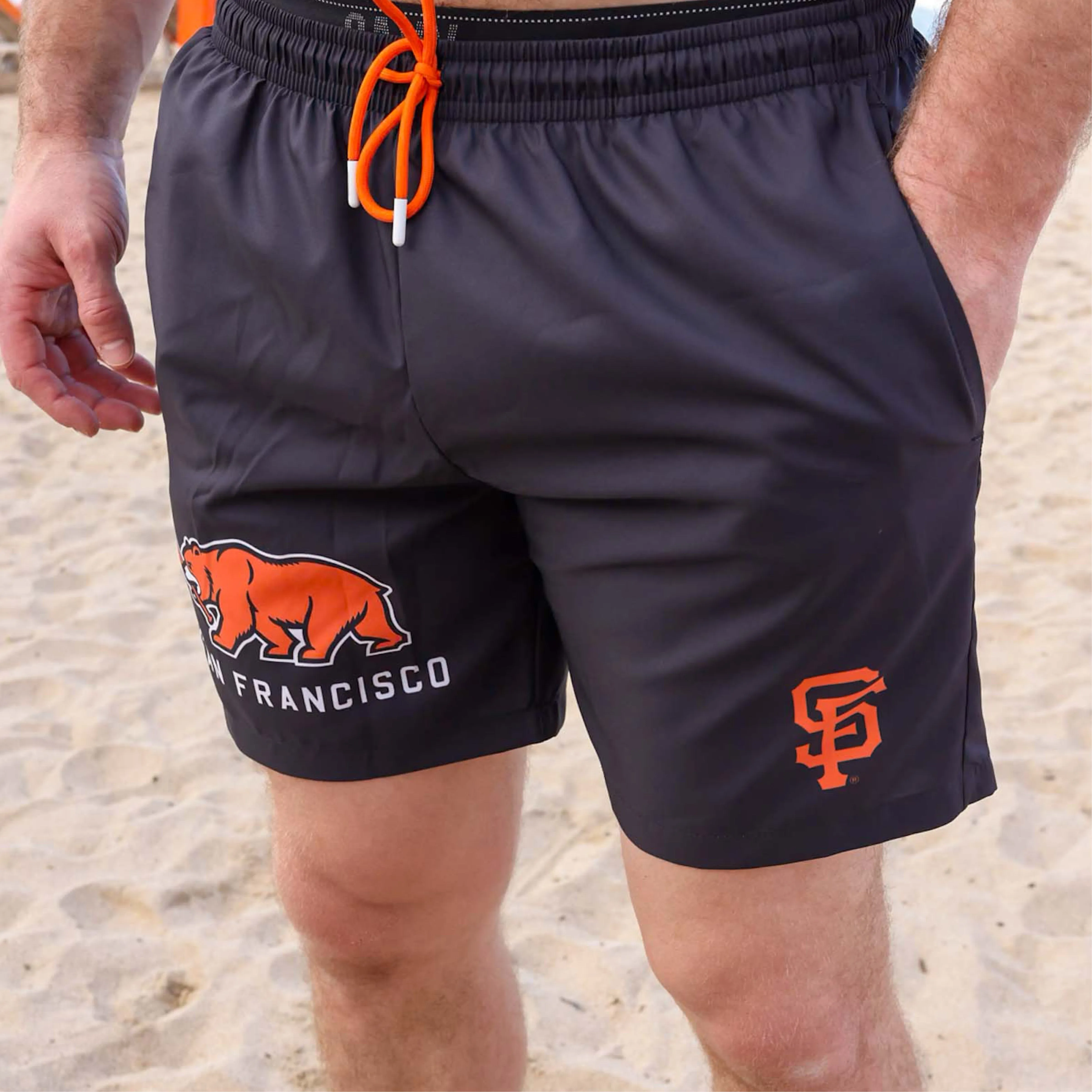 Cali Bear Cage Trunks - San Francisco Giants