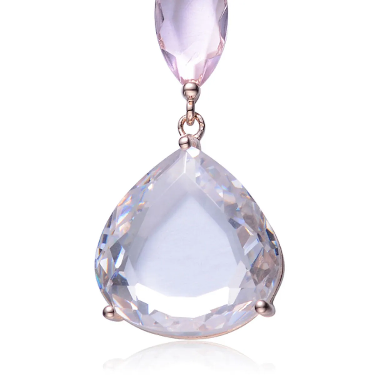 Chloé Pink Champagne Drop Pendant