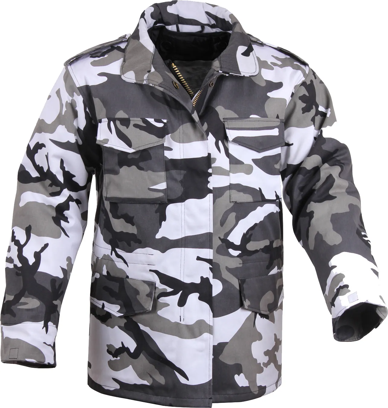 City Camouflage - Military M-65 Field Jacket Tactical Army M1965 Coat