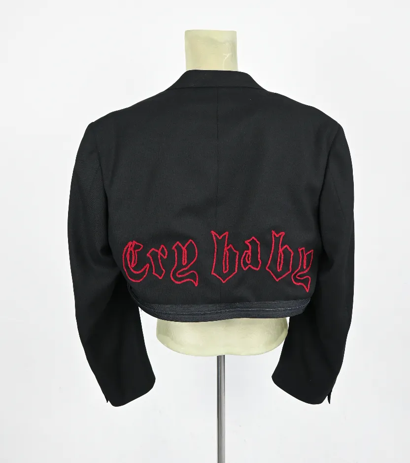 CRY BABY patch blazer