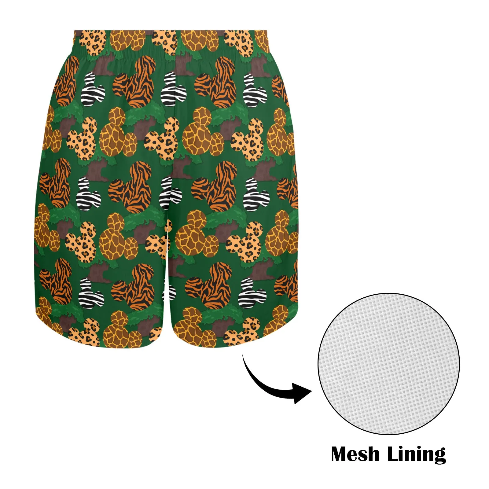 Disney Animal Prints Men's Swim Trunks Swimsuit