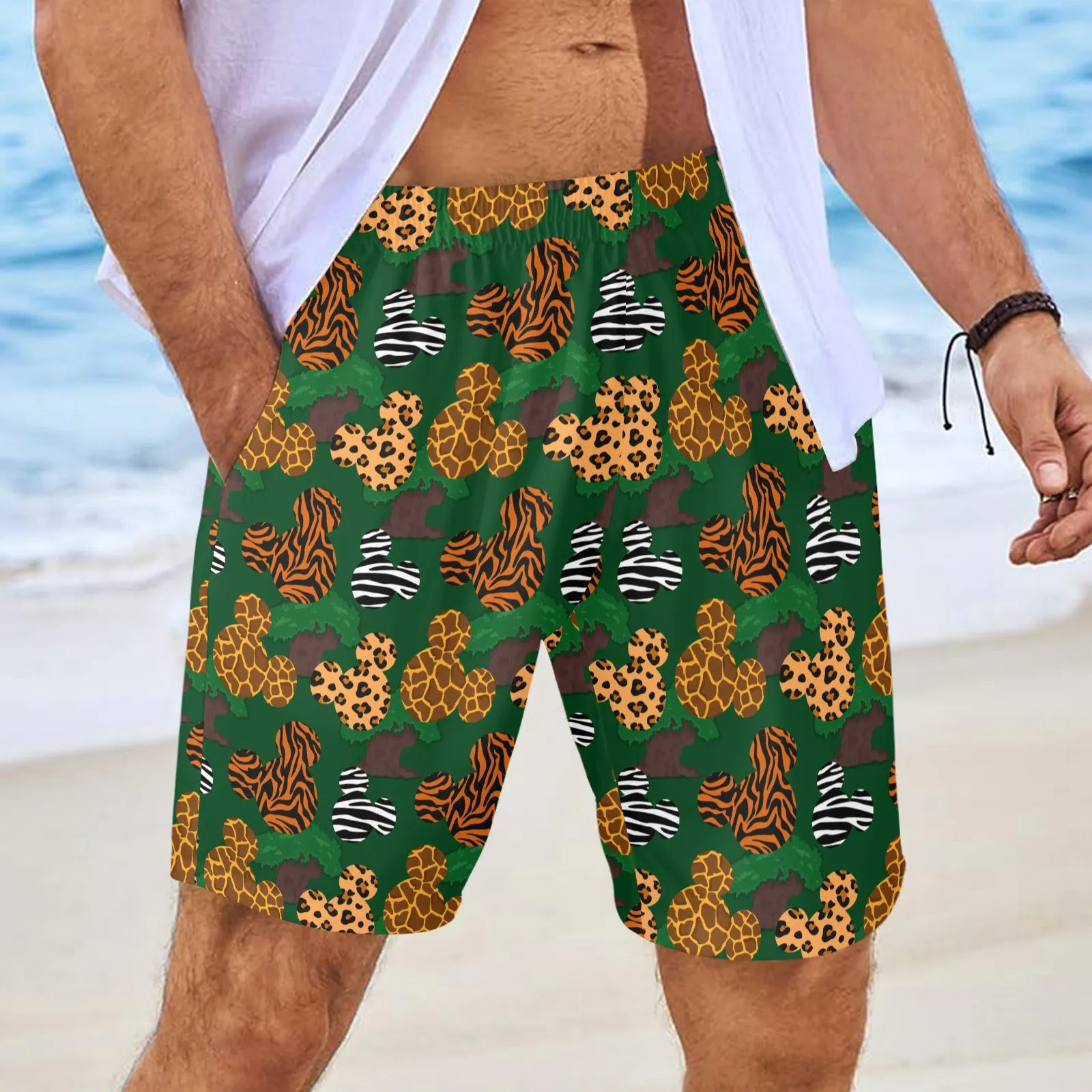 Disney Animal Prints Men's Swim Trunks Swimsuit