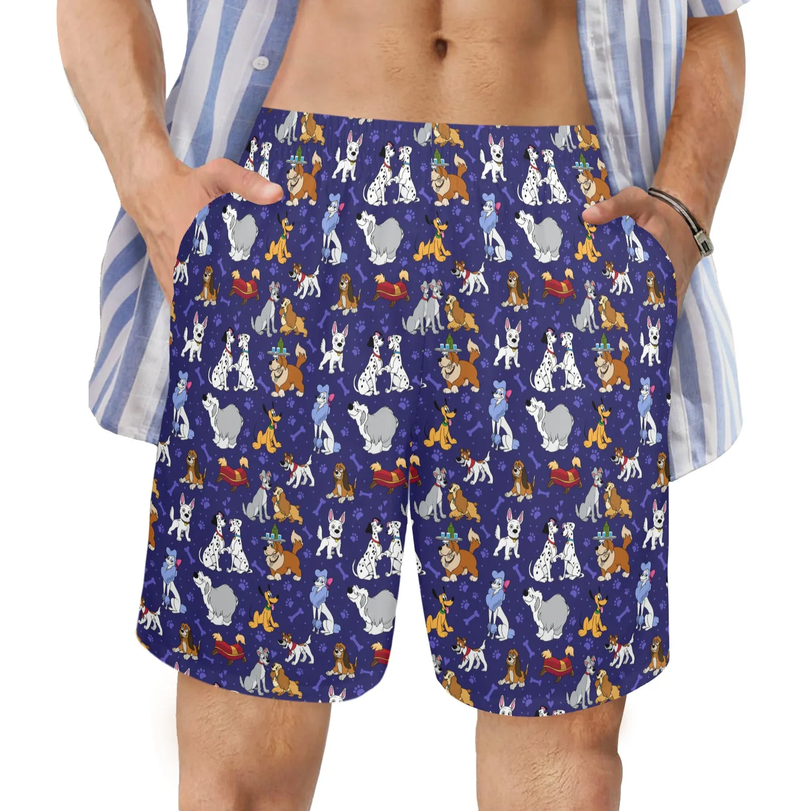 Dog Favorites Men's Swim Trunks Swimsuit