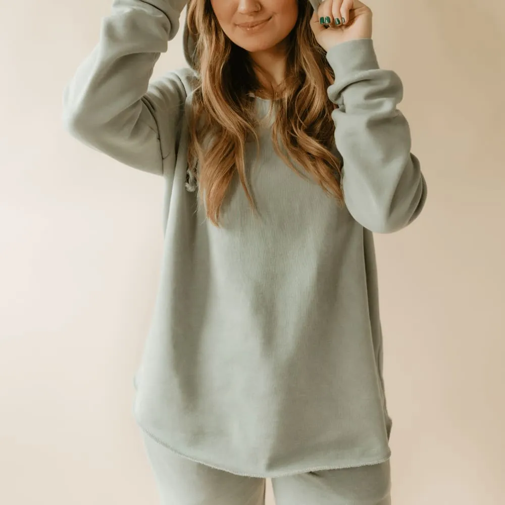 Dream Lounge Hoodie - Sage Green