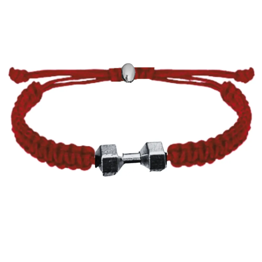 Dumbbell Adjustable Rope Bracelet