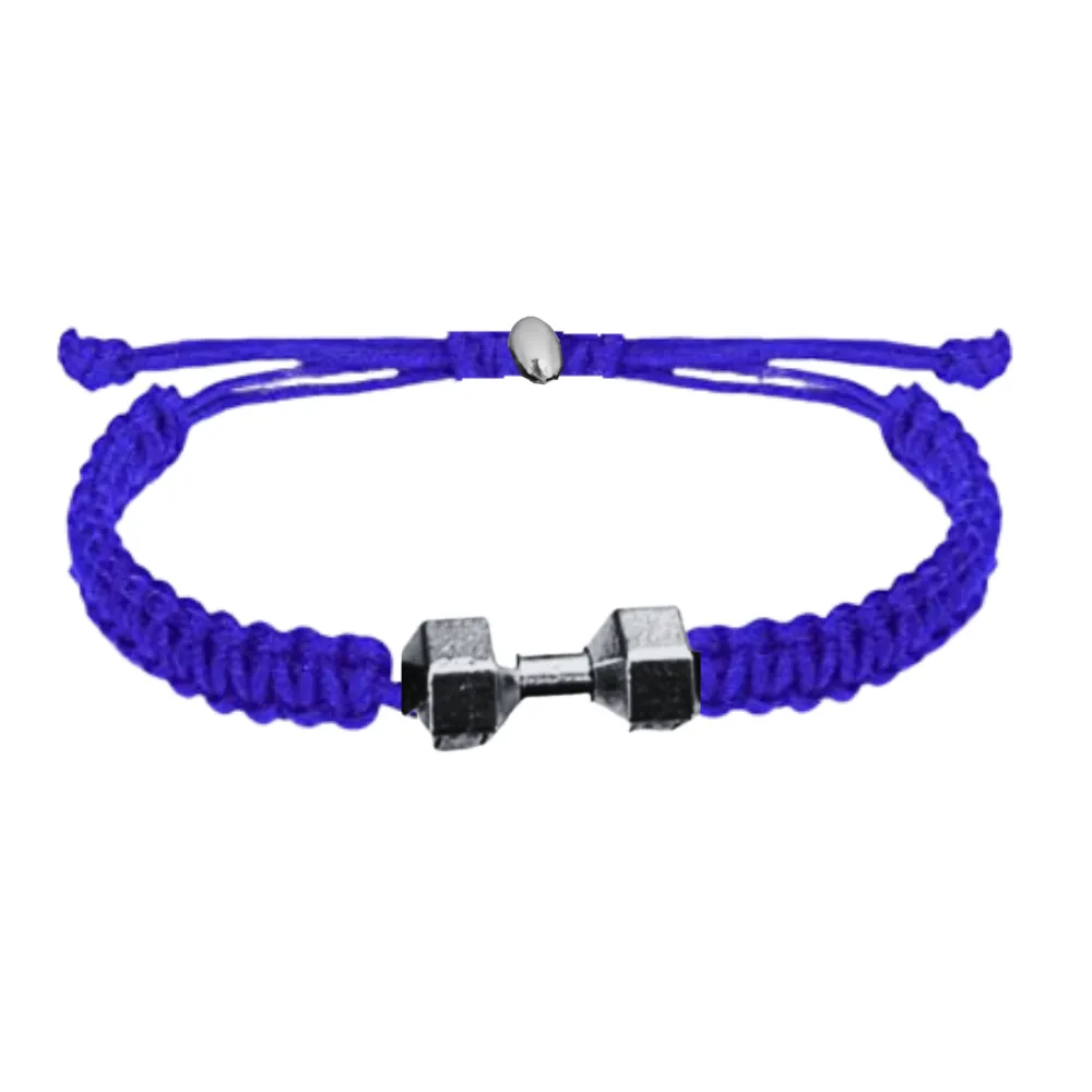 Dumbbell Adjustable Rope Bracelet