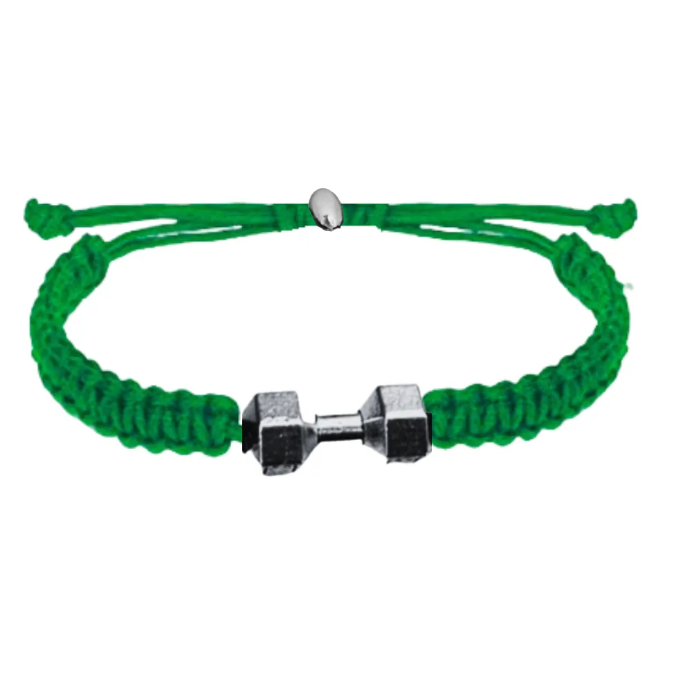 Dumbbell Adjustable Rope Bracelet