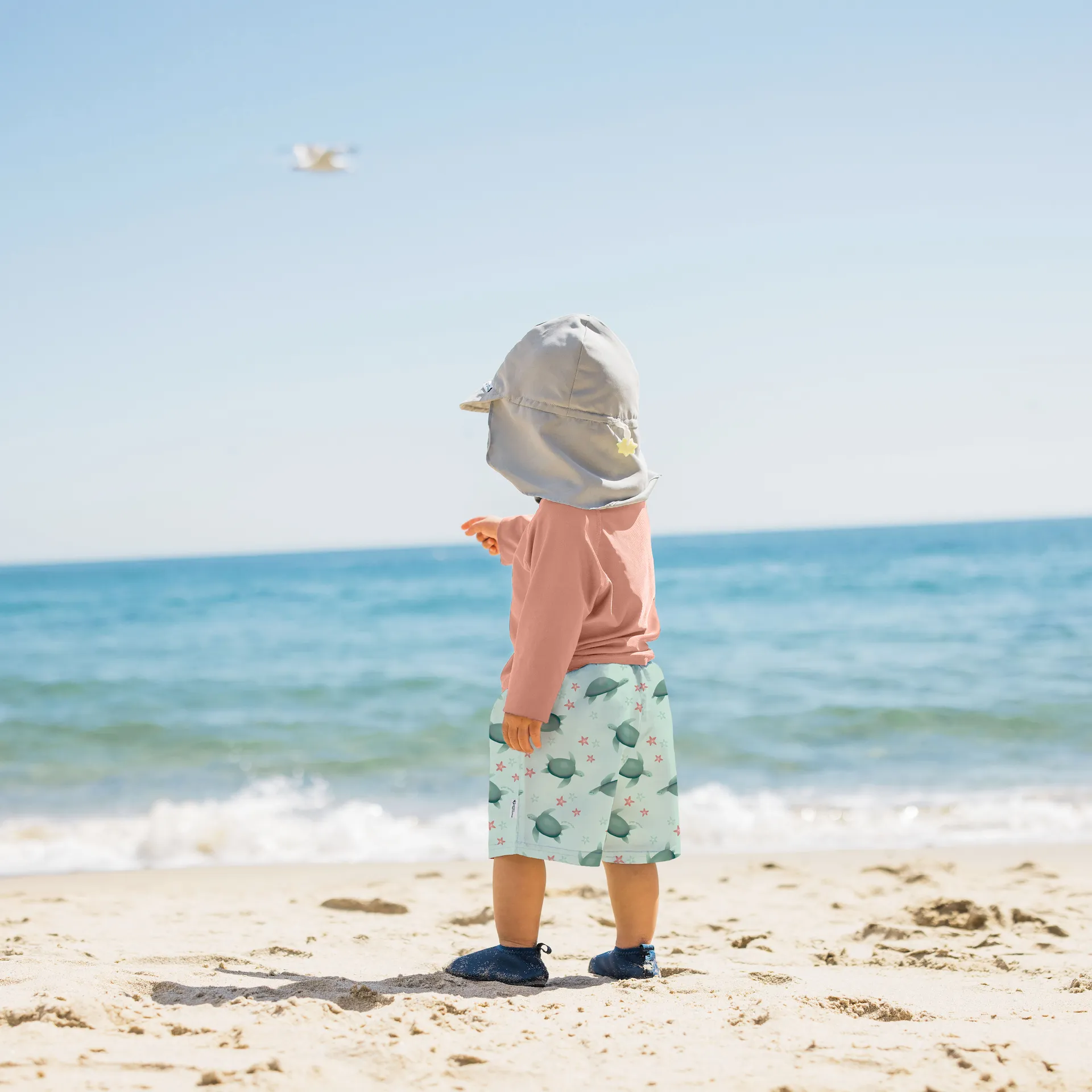 Eco Trunks with Built-in Reusable Absorbent Swim Diaper