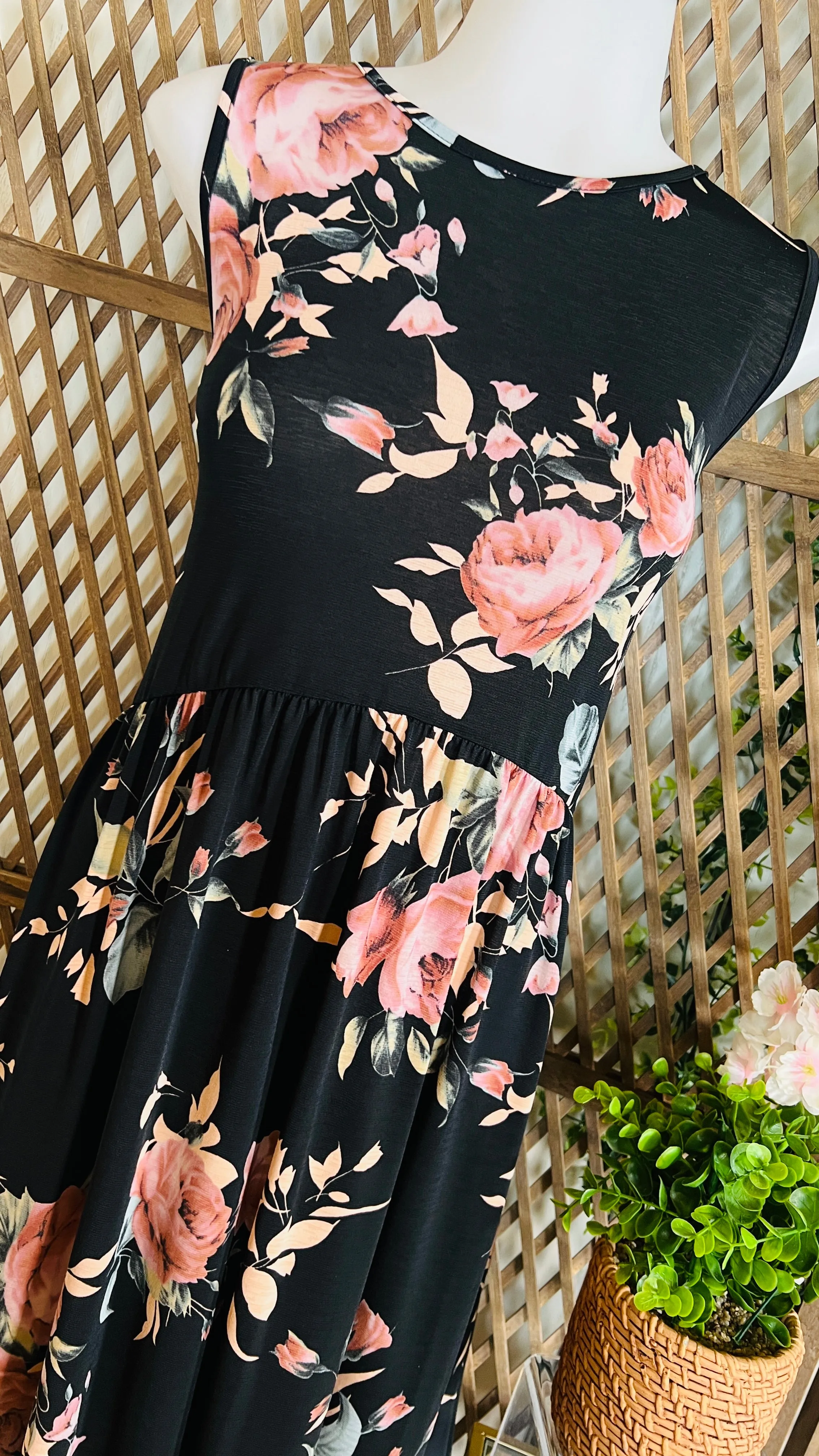 Empire Waist Floral Dress