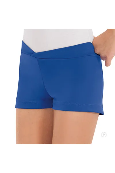 Eurotard 44754C Girls Microfiber V Front Booty Shorts