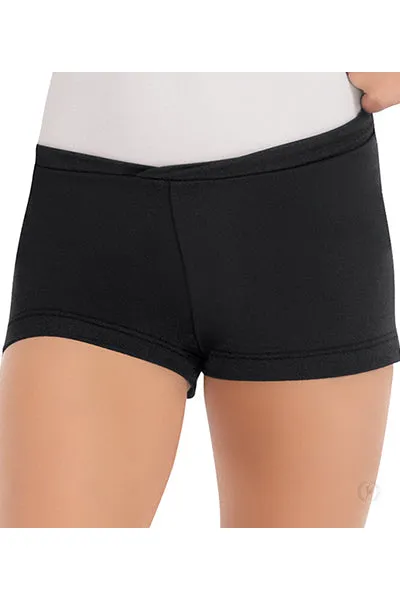 Eurotard 44754C Girls Microfiber V Front Booty Shorts