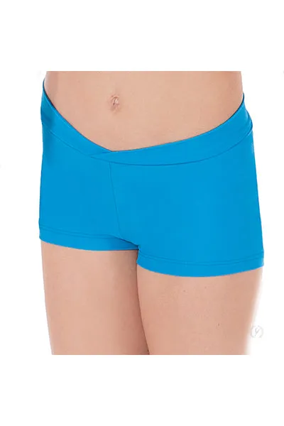 Eurotard 44754C Girls Microfiber V Front Booty Shorts