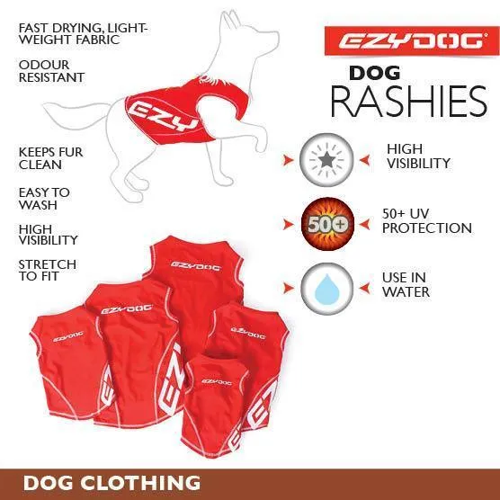 EzyDog Dog Rashie 50  UV Large