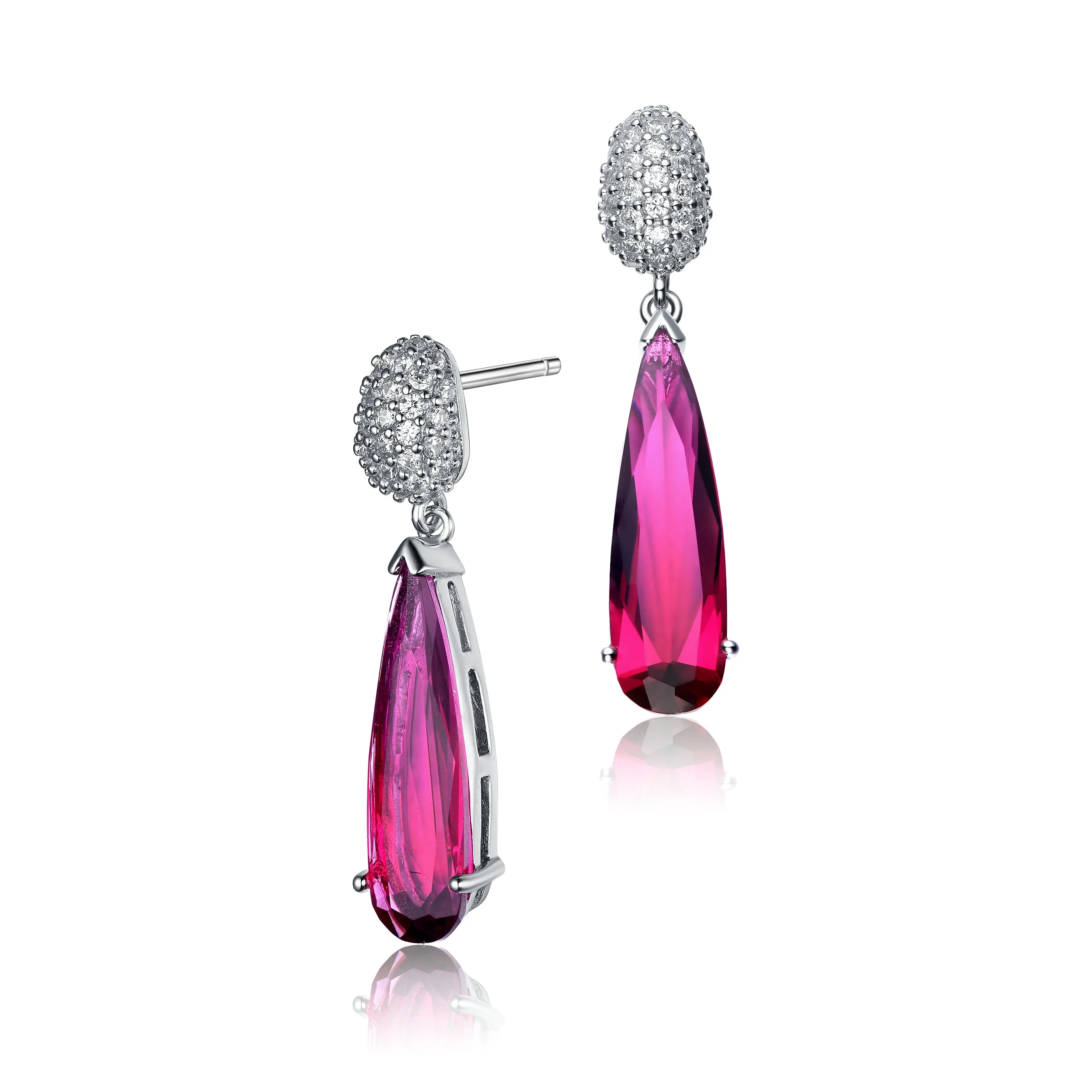 Fabienne Fuchsia Earrings