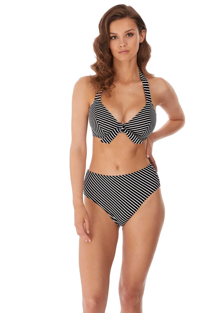 Freya Beach Hut High Waist Bikini Brief Swim Bottom Black