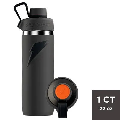 Gatorade 22oz Stainless Steel Twist Cap Water Bottle - Gray