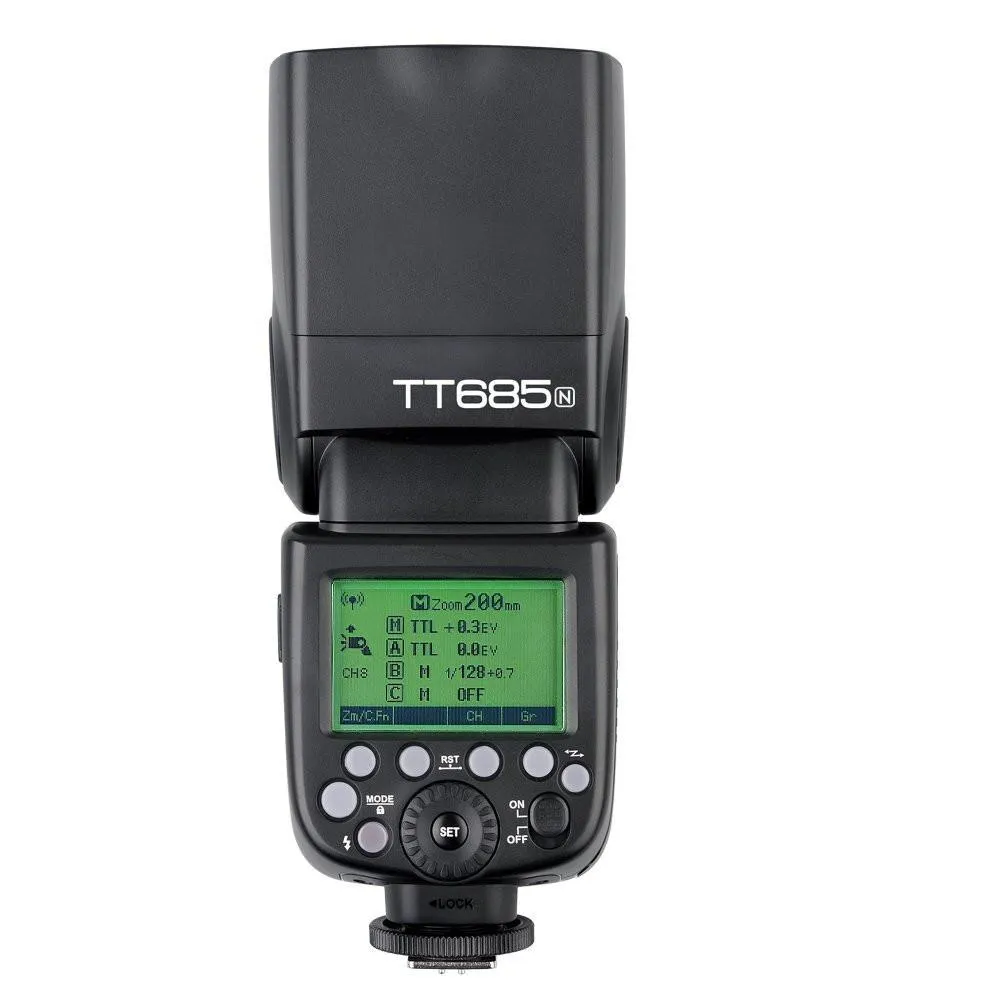 Godox TT685N 2.4GHz i-TTL HSS Speedlite Flash and X2 Trigger For Nikon - Bundle