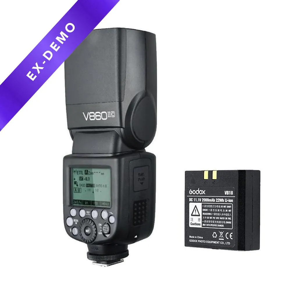 Godox Ving V860IIC E-TTL HSS Master Speedlite Flash for Canon (DEMO STOCK)