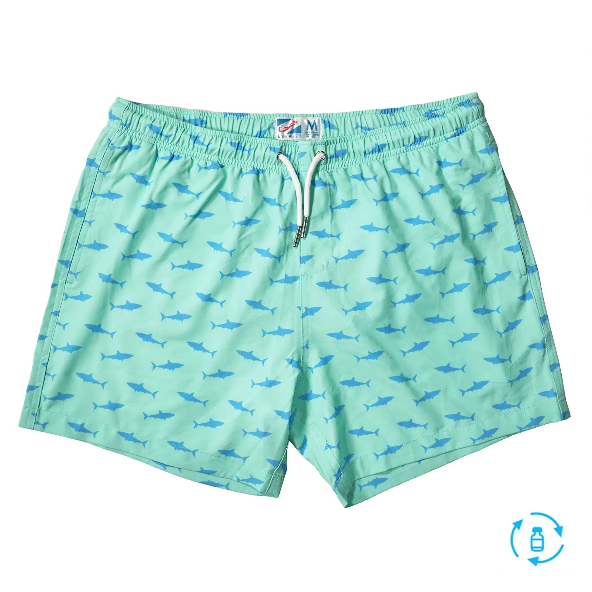 Great White - 5" Swim Trunks