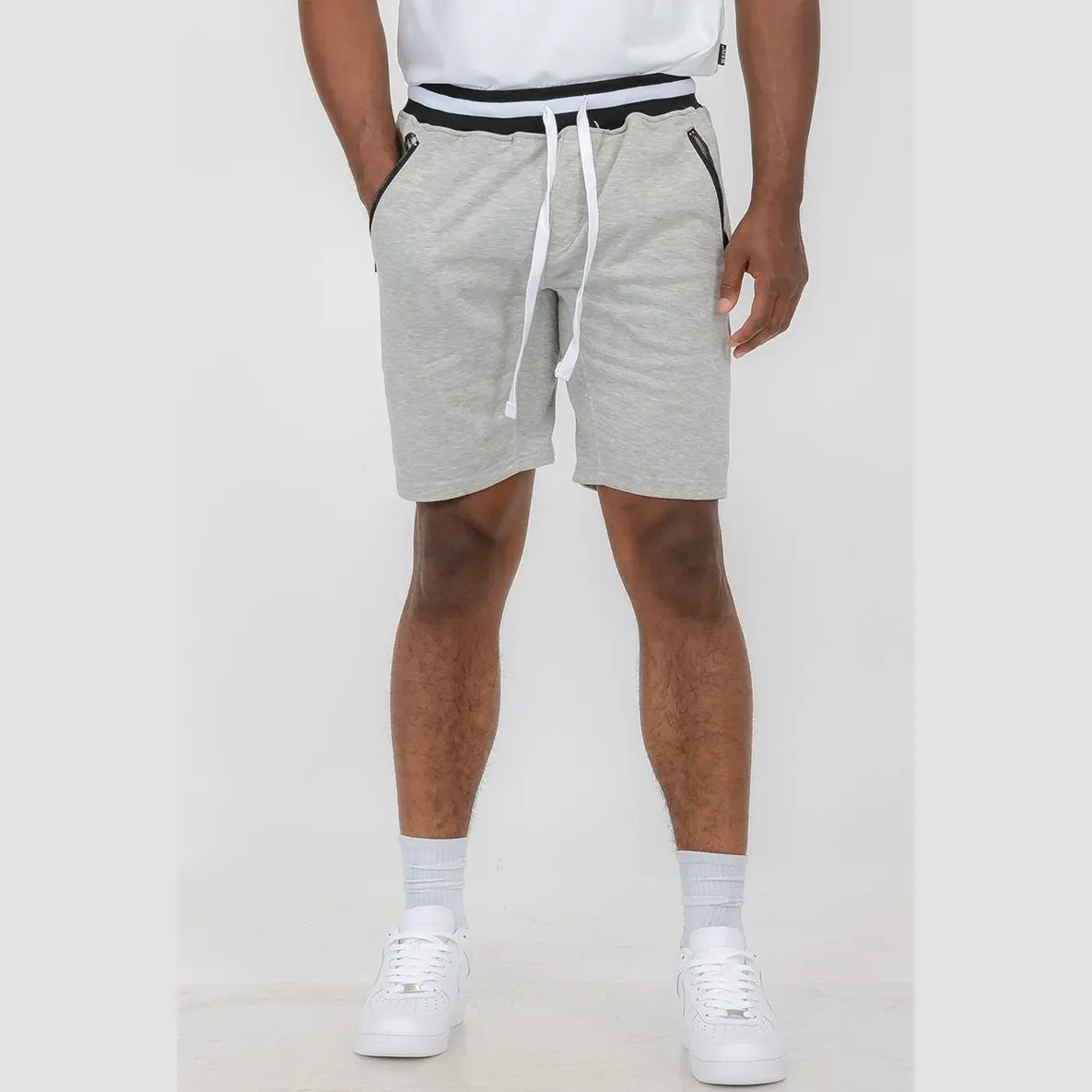 Grey French Terry Sweat Shorts