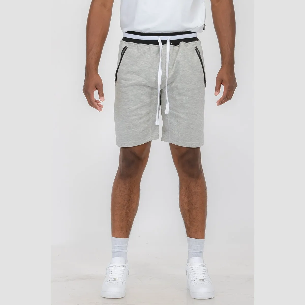 Grey French Terry Sweat Shorts