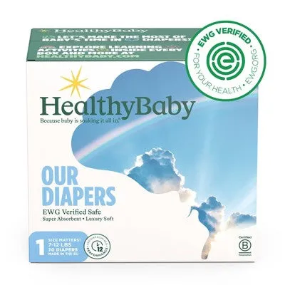 HealthyBaby Diapers - Size 1 - 70ct