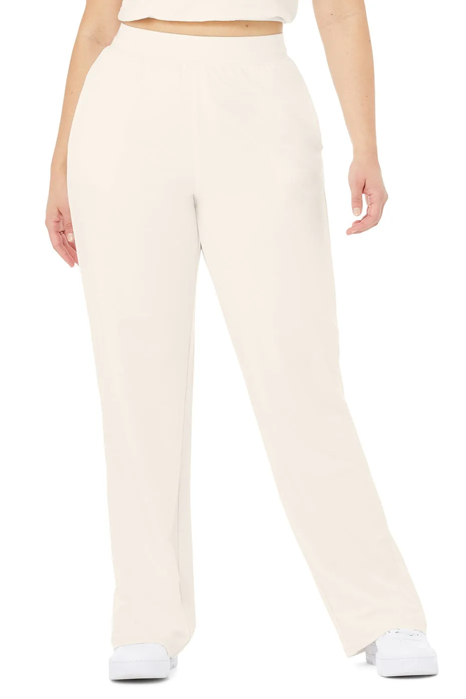 High-Waist Dreamy Wide Legging Pant - Ivory