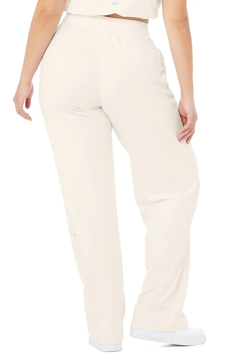 High-Waist Dreamy Wide Legging Pant - Ivory