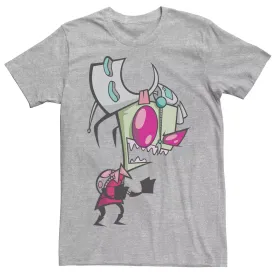 Invader Zim Men's Menacing Laugh Fatigue Gir Nickelodeon Portrait T-Shirt