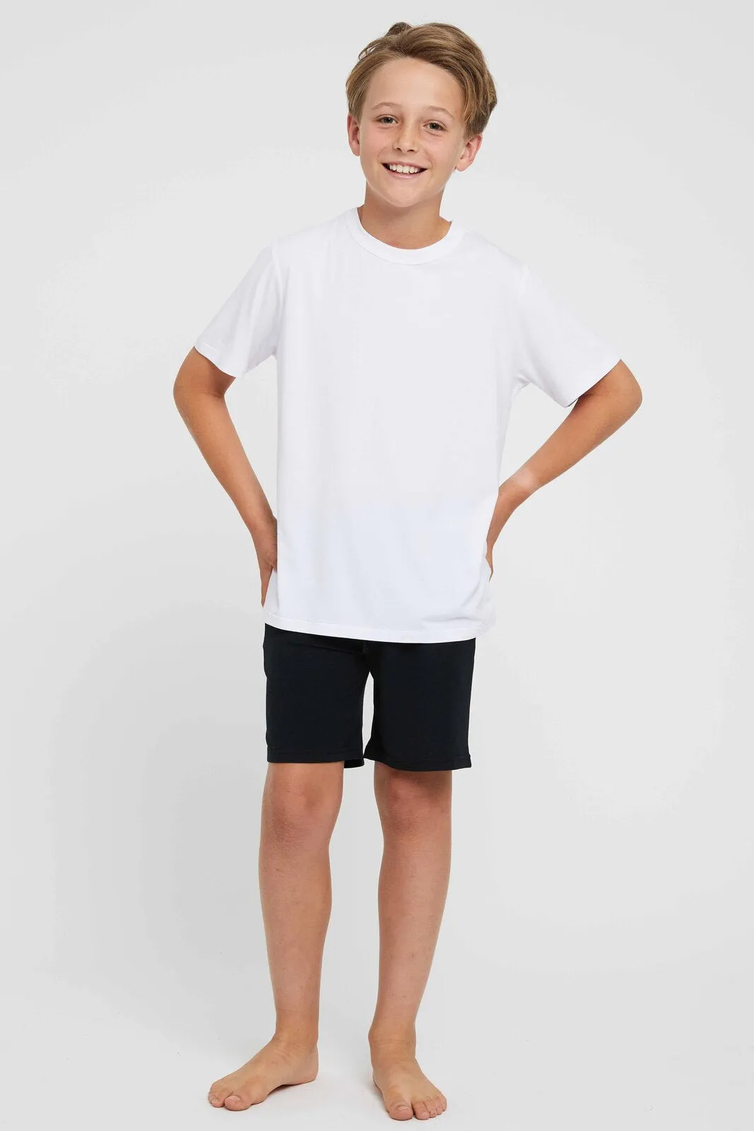 Junior Lounge Tee - White