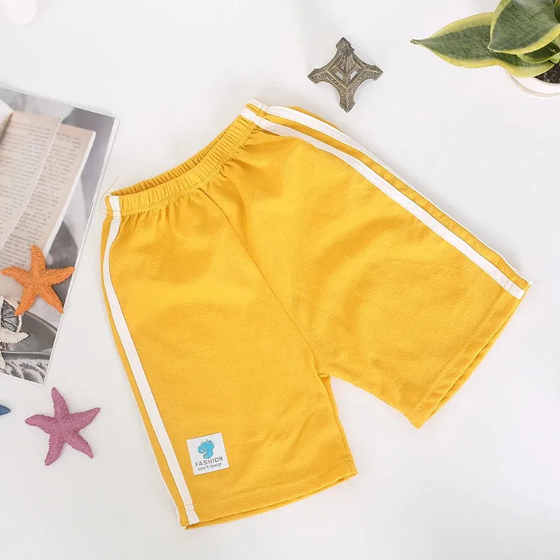 Kids Shorts Wholesale 3-14 Years Children's Casual Short Classic Design Candy Color Student Boys Sweatpants Girls Baby Clothes